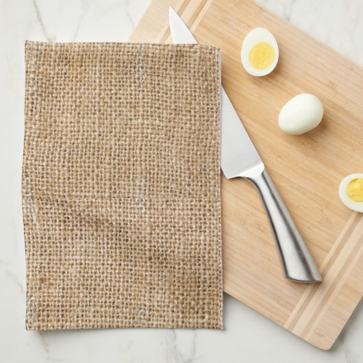 Weathered Burlap Theedoek (Quarter Fold)