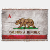 Weathered  California State Flag Deken (Voorkant)