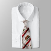 Weathered California State Flag Stropdas (Gebonden)