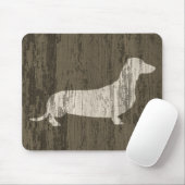 Weathered Dachshund Muismat (Met muis)