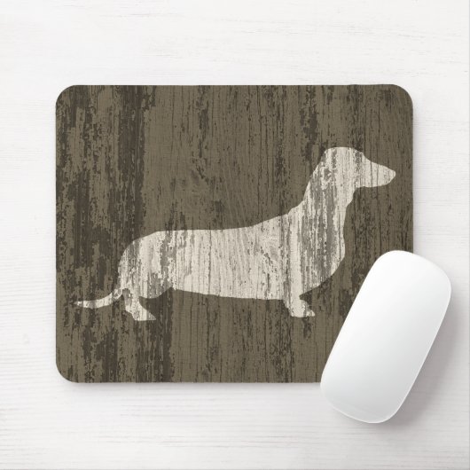 Weathered Dachshund Muismat (Met muis)