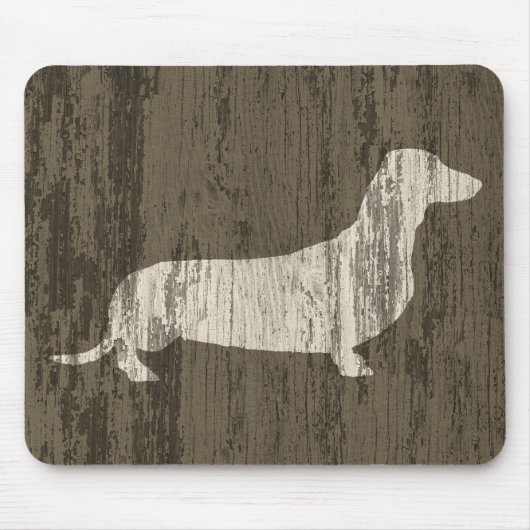 Weathered Dachshund Muismat (Voorkant)