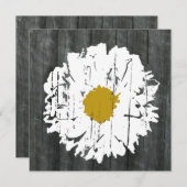 Weathered Daisy Barnwood - samen met ouders Kaart (Voorkant / Achterkant)