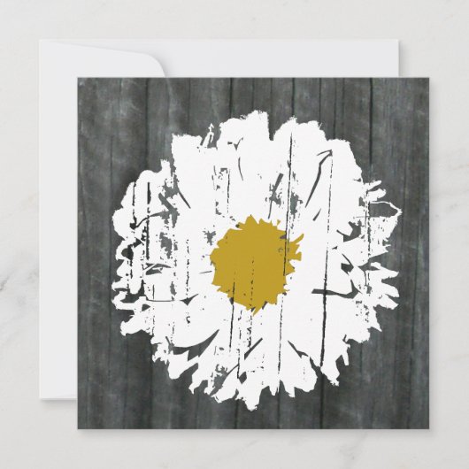 Weathered Daisy Barnwood - samen met ouders Kaart (Voorkant)