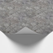 Weathered Gray Cement Sidewalk Cadeaupapier (Hoek)