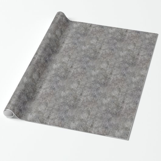 Weathered Gray Cement Sidewalk Cadeaupapier (Uitgerold)