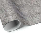 Weathered Gray Cement Sidewalk Cadeaupapier (Rol Hoek)