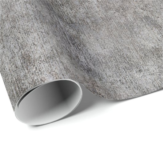 Weathered Gray Cement Sidewalk Cadeaupapier (Rol Hoek)