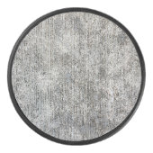 Weathered Gray Cement Sidewalk Hockey Puck (Voorkant)