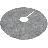 Weathered Gray Cement Sidewalk Kerstboom Rok (Gekanteld)