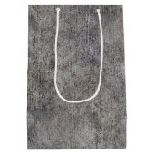 Weathered Gray Cement Sidewalk Medium Cadeauzakje (Achterkant)