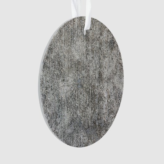 Weathered Gray Cement Sidewalk Ornament (voorkant)