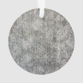 Weathered Gray Cement Sidewalk Ornament (achterkant)