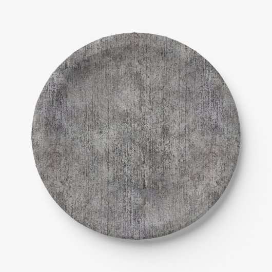 Weathered Gray Cement Sidewalk Papieren Bordje (Voorkant)