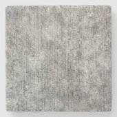 Weathered Gray Cement Sidewalk Stenen Onderzetter (Voorkant)