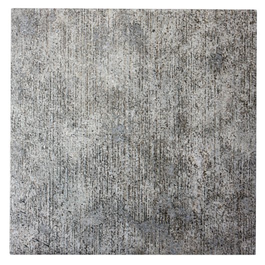 Weathered Gray Cement Sidewalk Tegeltje (Voorkant)