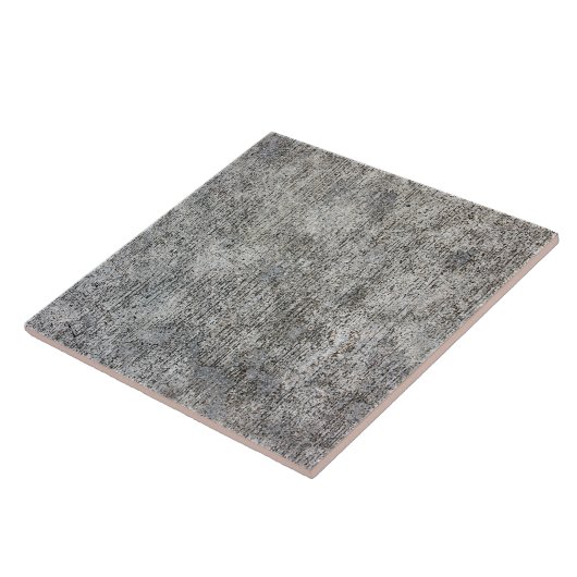 Weathered Gray Cement Sidewalk Tegeltje (Zijkant)