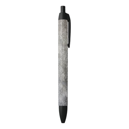 Weathered Gray Cement Sidewalk Zwarte Inkt Pen (Achterkant (Verticaal))