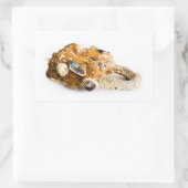 Weathered hanglock rechthoekige sticker (Tas)