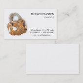 Weathered hanglock visitekaartje (Voorkant / Achterkant)