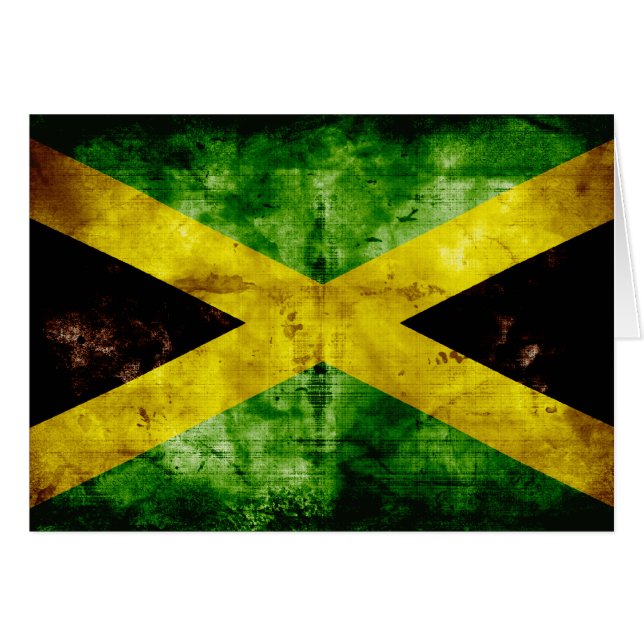 Weathered Jamaica Flag (Voorkant Horizontaal)