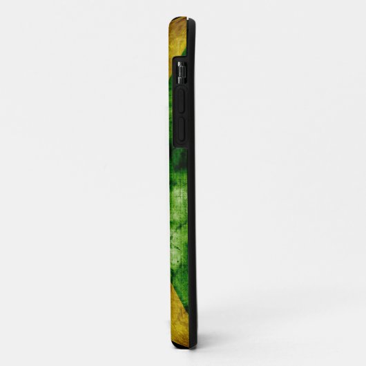 Weathered Jamaica Flag Case-Mate iPhone Case (Achterkant/links)
