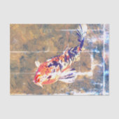 Weathered Japans Koi Afbeelding Tissuepapier (Voorkant)