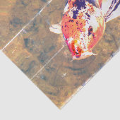 Weathered Japans Koi Afbeelding Tissuepapier (Detail)