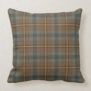 Weathered Johnstone Tartan Pattern Kussen