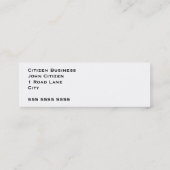 Weathered kopertextuur mini visitekaartje (Achterkant)