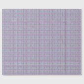  Weathered Lavender Plaid  Cadeaupapier (Vlak)