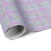 Weathered Lavender Plaid  Cadeaupapier (Rol Hoek)