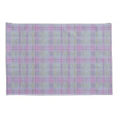 Weathered Lavender Plaid Harmony  Kussensloop (Achterkant-Rechts)