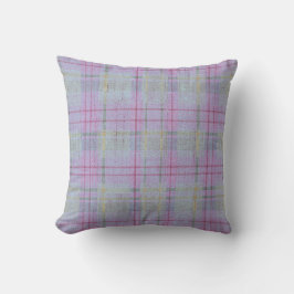  Weathered Lavender Plaid  Kussen