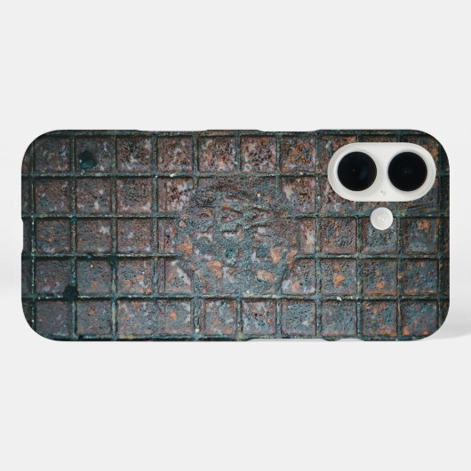 Weathered Metal Grate Case-Mate iPhone Case (Achterkant (horizontaal))