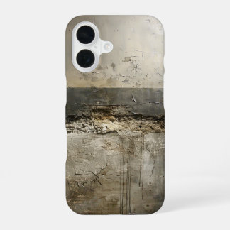 Weathered Neutral Layers iPhone 16 Hoesje
