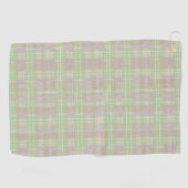 Weathered Neutral Sage Plaid Golfhanddoek (Horizontaal)