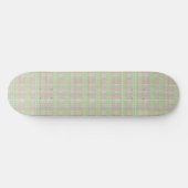 Weathered Neutral Sage Plaid Persoonlijk Skateboard (Horizontaal)