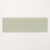 Weathered Neutral Sage Plaid Yogamat (Achterkant (horizontaal))