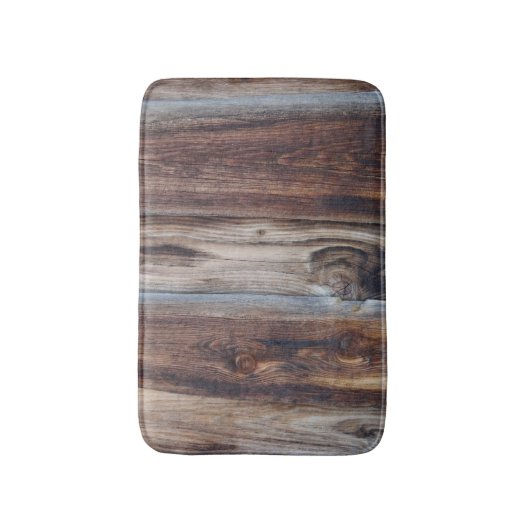 Weathered Old Wood Wall textuur Badmat (Voorkant Verticaal)