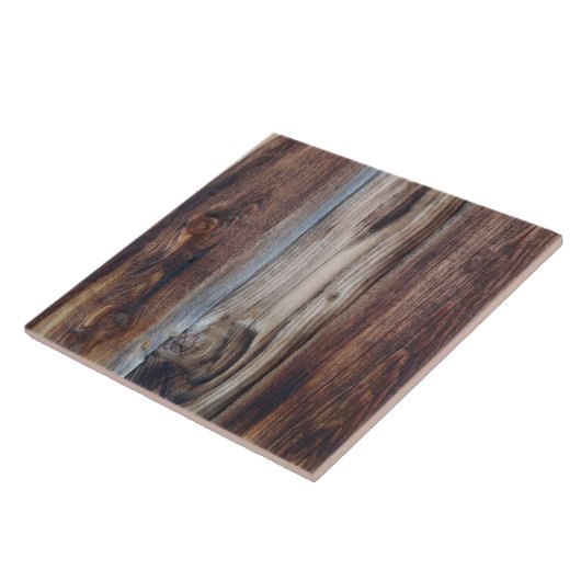 Weathered Old Wood Wall textuur Tegeltje (Zijkant)