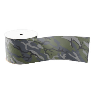 Weathered Outcrop Camo Ribbon Grosgrain Lint
