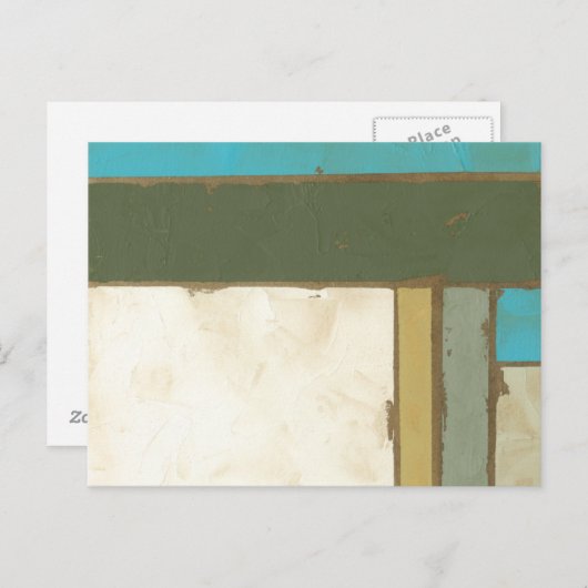 Weathered Panel Paining by Jennifer Goldberger Briefkaart (Voorkant / Achterkant)