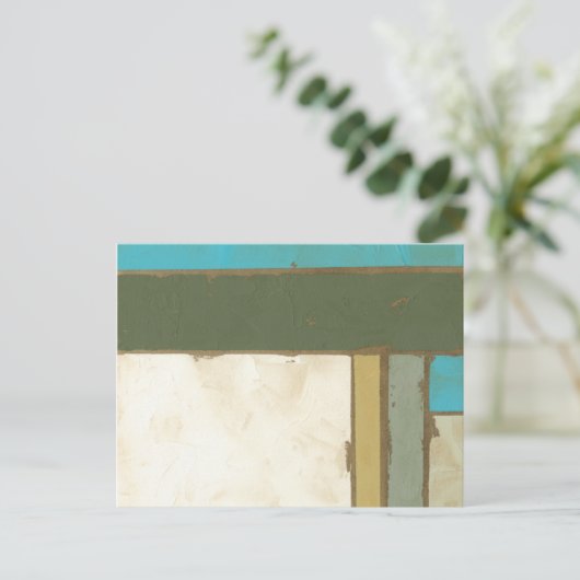 Weathered Panel Paining by Jennifer Goldberger Briefkaart (Staand voorkant)