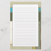 Weathered Panel Paining by Jennifer Goldberger Briefpapier (Voorkant)