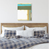 Weathered Panel Paining by Jennifer Goldberger Canvas Afdruk (Insitu (Slaapkamer))