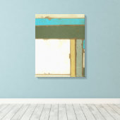 Weathered Panel Paining by Jennifer Goldberger Canvas Afdruk (Insitu (Houten vloer))