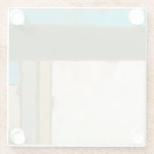 Weathered Panel Paining by Jennifer Goldberger Glazen Onderzetter (Achterkant)