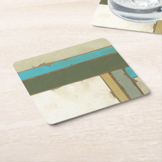 Weathered Panel Paining by Jennifer Goldberger Kartonnen Onderzetters (Schuin)