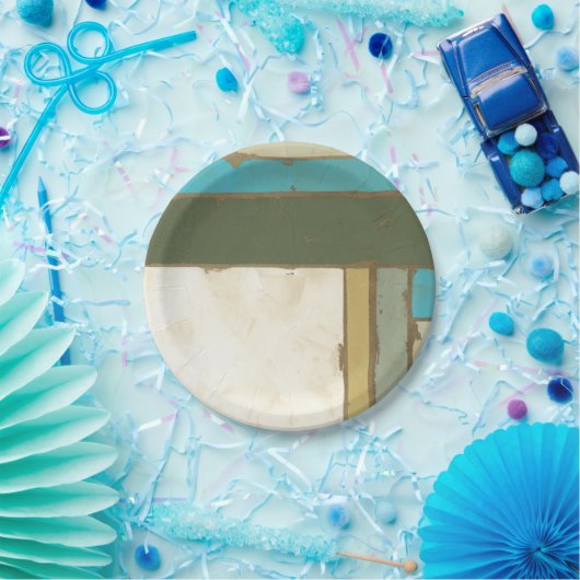 Weathered Panel Paining by Jennifer Goldberger Papieren Bordje (Feest)